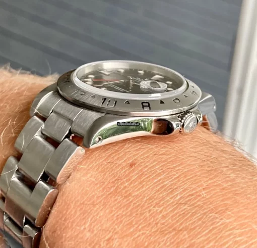 Neat Fake Rolex Explorer II 16570 Caliber 3185 Automatic Movement 40mm Steel Case Mens/unisex Watch - Image 3