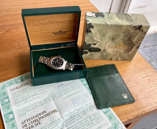 Neat Fake Rolex Explorer II 16570 Caliber 3185 Automatic Movement 40mm Steel Case Mens/unisex Watch - Image 7