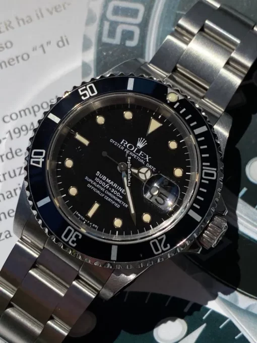 Beautiful Replica Rolex Submariner Date 16610 Caliber 3135 Automatic Movement 40mm Steel Case Mens/unisex Watch