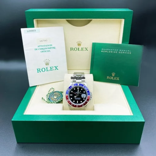 Quality Fake Rolex Gmt-master 16700 Caliber 3175 Automatic Movement 40mm Steel Case Mens/unisex Watch - Image 8