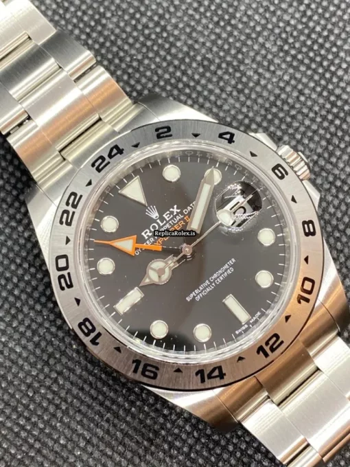 Recommend Clone Rolex Explorer II 216570 Caliber 3187 Automatic Movement 42mm Steel Case Mens/unisex Watch - Image 2