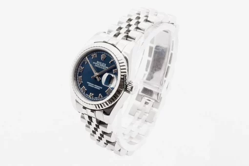 Trustworthy Replicas Rolex Lady-datejust 179174 Caliber 2235 Automatic Movement 26mm Steel Case Womens Watch - Image 3