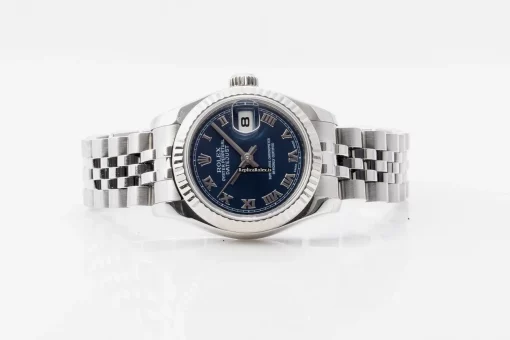 Trustworthy Replicas Rolex Lady-datejust 179174 Caliber 2235 Automatic Movement 26mm Steel Case Womens Watch - Image 4