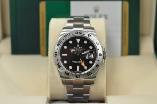 Recommend Copies Rolex Explorer II 216570 Caliber 3187 Automatic Movement 42mm Steel Case Mens/unisex Watch - Image 10