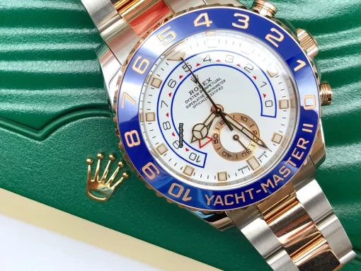 Marvellous Copies Rolex Yacht-master II 116681 Caliber 4161 Automatic Movement 44mm Gold/steel Case Mens/unisex Watch - Image 7