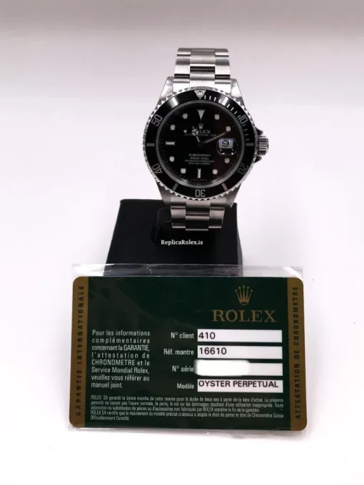 Aaa Replica Rolex Submariner Date 16610 Caliber 3135 Automatic Movement 40mm Steel Case Mens/unisex Watch - Image 2