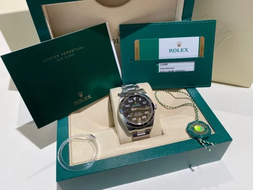 Best Replica Rolex Air King 116900 Caliber 3131 Automatic Movement 40mm Steel Case Mens/unisex Watch