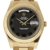 Excellent Fake Rolex Day-date II 218238 Caliber 3156 Automatic Movement 41mm Yellow Gold Case Mens/unisex Watch