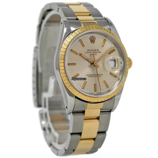 Suitable Replica Rolex Oyster Perpetual Date 15233 Automatic Movement 34mm Steel Case Womens Watch - Image 5