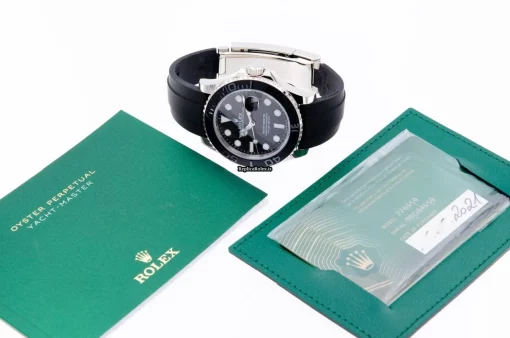 Epic Copy Rolex Yacht-master 42 226659 Caliber 3235 Automatic Movement 42mm White Gold Case Mens/unisex Watch - Image 11