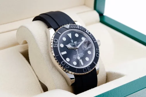 Epic Copy Rolex Yacht-master 42 226659 Caliber 3235 Automatic Movement 42mm White Gold Case Mens/unisex Watch - Image 9