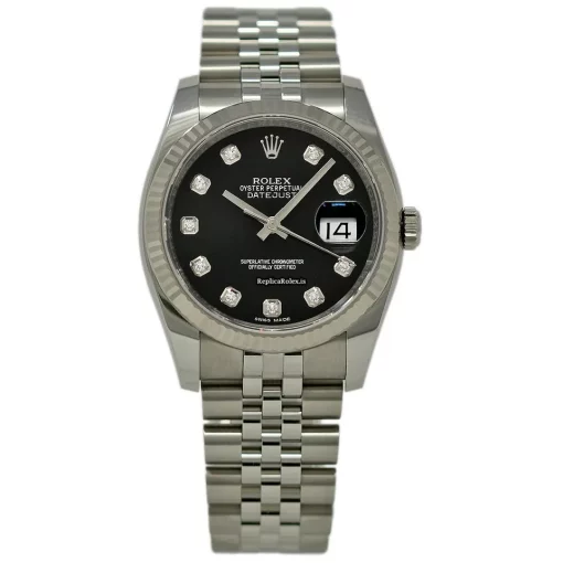 Defect Replica Rolex Datejust 116234 Caliber 3135 Automatic Movement 36mm Steel Case Mens/unisex Watch - Image 2