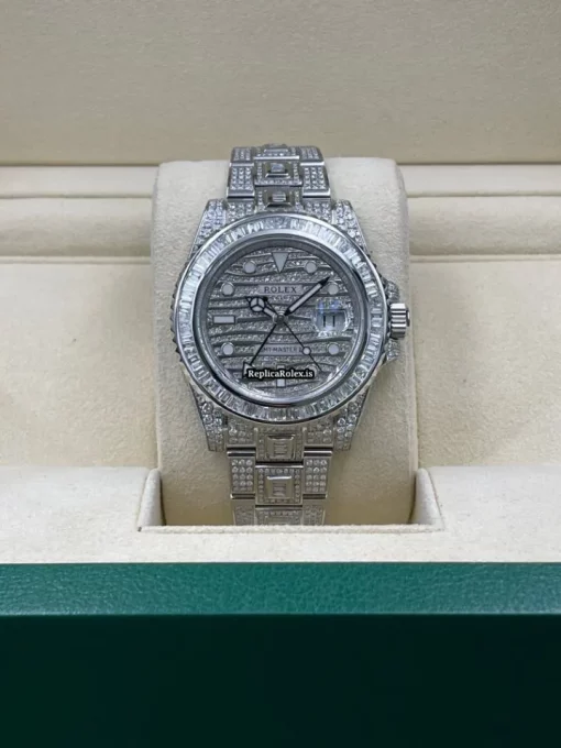 Exquisite Fake Rolex Gmt-master II 116710ln Caliber 3186 Automatic Movement 40mm Steel Case Mens/unisex Watch