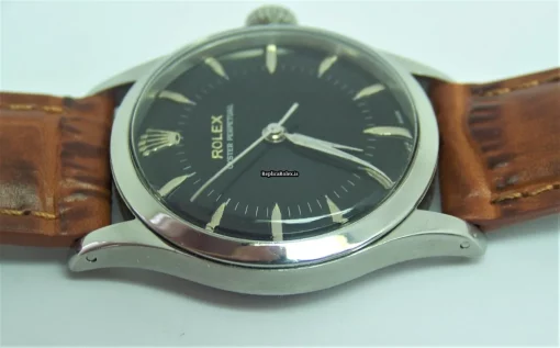Luxury Fake Rolex Bubble Back 6332 Automatic Movement 33.5mm Steel Case Mens/unisex Watch - Image 10