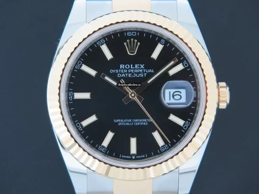 Defect Knockoff Rolex Datejust 126333 Automatic Movement 41mm Gold/steel Case Mens/unisex Watch - Image 2
