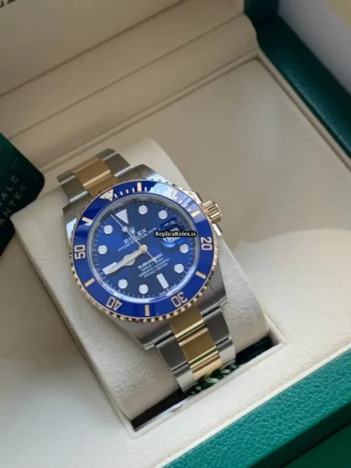 Distinctive Replica Rolex Submariner Date 126613lb Caliber 3235 Automatic Movement 41mm Gold/steel Case Mens/unisex Watch - Image 5