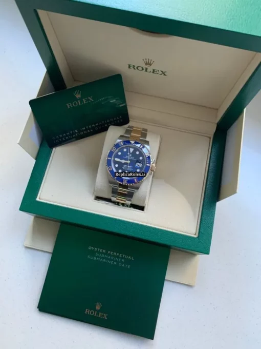 Distinctive Replica Rolex Submariner Date 126613lb Caliber 3235 Automatic Movement 41mm Gold/steel Case Mens/unisex Watch - Image 7