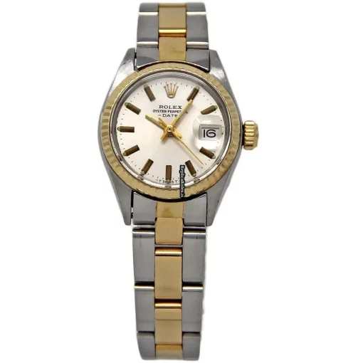 Quality Fake Rolex Lady-datejust 6917 Automatic Movement 26mm Steel Case Womens Watch - Image 2