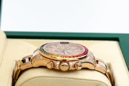 Discount Fake Rolex Daytona 116505 Caliber 4130 Automatic Movement 40mm Rose Gold Case Mens/unisex Watch - Image 4