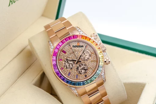 Discount Fake Rolex Daytona 116505 Caliber 4130 Automatic Movement 40mm Rose Gold Case Mens/unisex Watch - Image 8