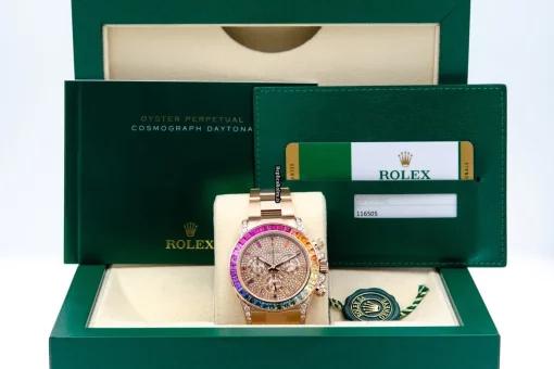 Discount Fake Rolex Daytona 116505 Caliber 4130 Automatic Movement 40mm Rose Gold Case Mens/unisex Watch - Image 9