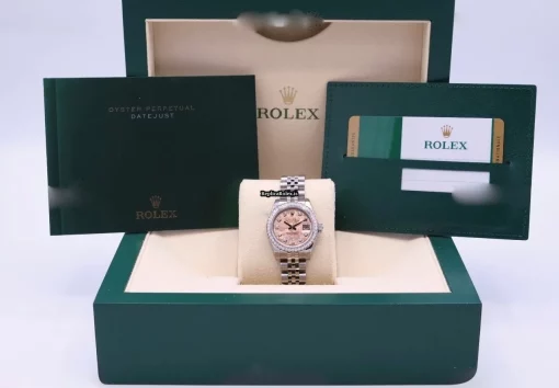 Wonderful Replica Rolex Lady-datejust 179384 Caliber 2235 Automatic Movement 26mm Steel Case Womens Watch - Image 2