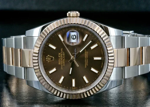 Fine Fake Rolex Datejust II 126331 Caliber 3235 Automatic Movement 41mm Gold/steel Case Mens/unisex Watch - Image 2