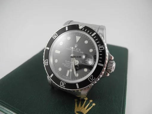 Reliable Fake Rolex Submariner Date 168000 Caliber 3035 Automatic Movement 40mm Steel Case Mens/unisex Watch - Image 10