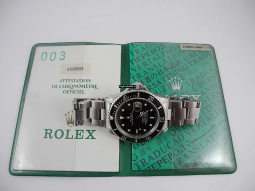 Reliable Fake Rolex Submariner Date 168000 Caliber 3035 Automatic Movement 40mm Steel Case Mens/unisex Watch - Image 3