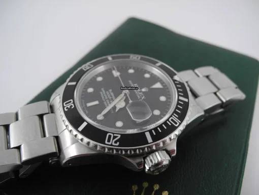 Reliable Fake Rolex Submariner Date 168000 Caliber 3035 Automatic Movement 40mm Steel Case Mens/unisex Watch - Image 8