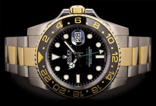 Awesome Copy Rolex Gmt-master II 116713ln Automatic Movement 40mm Gold/steel Case Mens/unisex Watch - Image 4