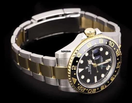 Awesome Copy Rolex Gmt-master II 116713ln Automatic Movement 40mm Gold/steel Case Mens/unisex Watch - Image 5