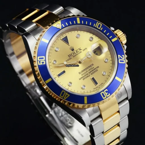 Beautiful Fake Rolex Submariner Date 16613 Caliber 3135 Automatic Movement 40mm Steel Case Mens/unisex Watch - Image 10