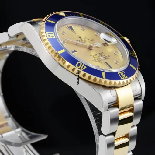 Beautiful Fake Rolex Submariner Date 16613 Caliber 3135 Automatic Movement 40mm Steel Case Mens/unisex Watch - Image 12