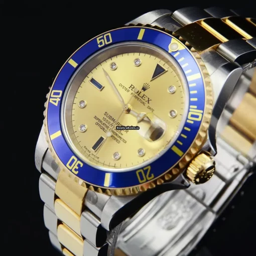 Beautiful Fake Rolex Submariner Date 16613 Caliber 3135 Automatic Movement 40mm Steel Case Mens/unisex Watch - Image 9