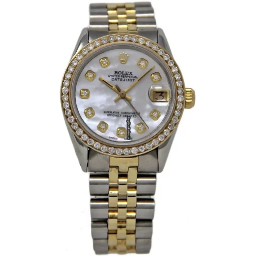Distinctive Replica Rolex Datejust 6827 Automatic Movement 31mm Steel Case Womens Watch - Image 2