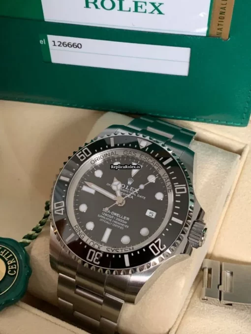 Defect Replica Rolex Sea-dweller Deepsea 126660 Caliber 3235 Automatic Movement 44mm Steel Case Mens/unisex Watch - Image 3