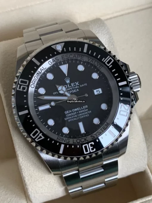 Defect Replica Rolex Sea-dweller Deepsea 126660 Caliber 3235 Automatic Movement 44mm Steel Case Mens/unisex Watch - Image 9
