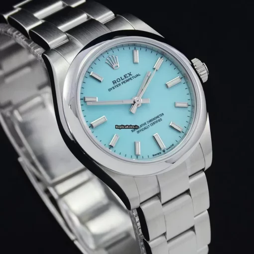 Beautiful Imitation Rolex Oyster Perpetual 31 277200 Caliber 2232 Automatic Movement 31mm Steel Case Womens Watch - Image 10