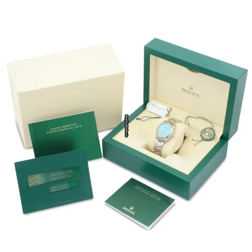 Beautiful Imitation Rolex Oyster Perpetual 31 277200 Caliber 2232 Automatic Movement 31mm Steel Case Womens Watch - Image 2