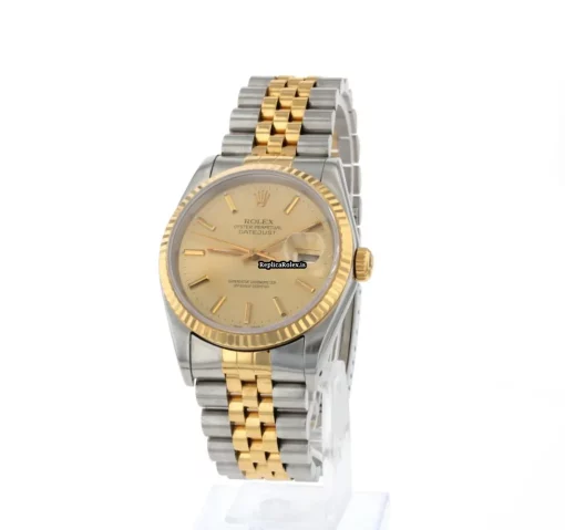 Well Made Imitation Rolex Datejust 16233 Caliber 3135 Automatic Movement 36mm Gold/steel Case Mens/unisex Watch
