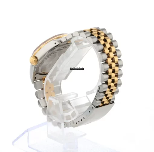 Well Made Imitation Rolex Datejust 16233 Caliber 3135 Automatic Movement 36mm Gold/steel Case Mens/unisex Watch - Image 4