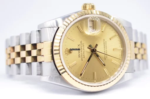 Affordable Replica Rolex Lady-datejust 68273 Caliber 2135 Automatic Movement 31mm Gold/steel Case Womens Watch - Image 2