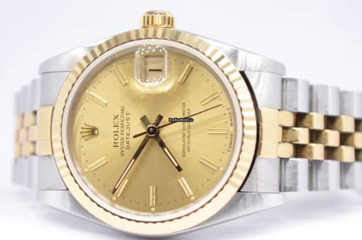 Affordable Replica Rolex Lady-datejust 68273 Caliber 2135 Automatic Movement 31mm Gold/steel Case Womens Watch - Image 3