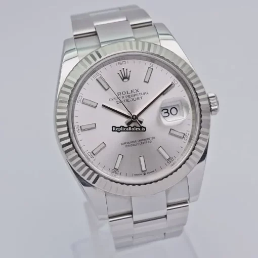 Cheap Copy Rolex Datejust 126334 Automatic Movement 41mm Steel Case Mens/unisex Watch - Image 4
