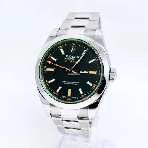 Fantastic Knockoff Rolex Milgauss 116400gv Caliber 3131 Automatic Movement 40mm Steel Case Mens/unisex Watch