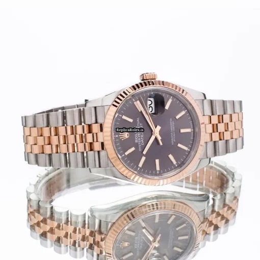 Wholesale Replica Rolex Datejust 126231 Automatic Movement 36mm Gold/steel Case Mens/unisex Watch - Image 6