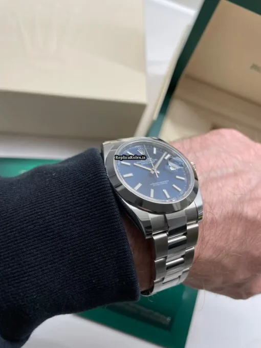 Good Fake Rolex Datejust 126300 Caliber 3235 Automatic Movement 41x48mm Steel Case Mens/unisex Watch - Image 13
