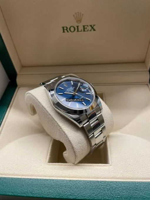 Good Fake Rolex Datejust 126300 Caliber 3235 Automatic Movement 41x48mm Steel Case Mens/unisex Watch - Image 5