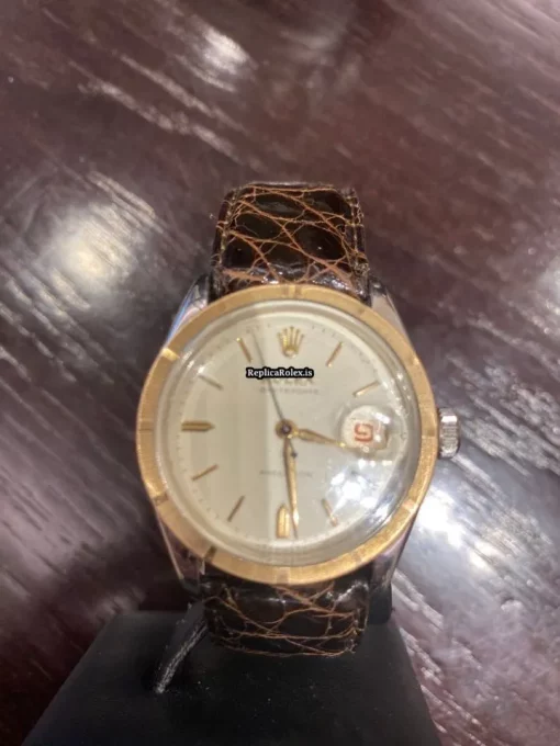 Wonderful Copy Rolex Oyster Precision 6694 Caliber 1225 Manual Winding Movement 34x40mm Steel Case Mens/unisex Watch - Image 2